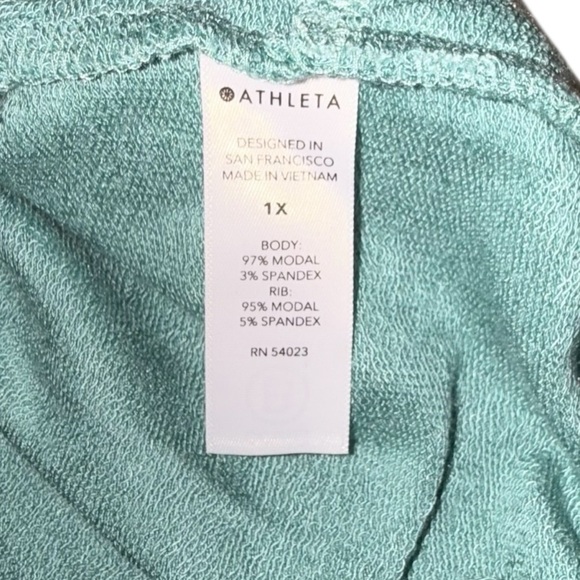 ATHLETA Mindset Sweatshirt - Women’s 1X Villa Teal - Picture 7 of 14